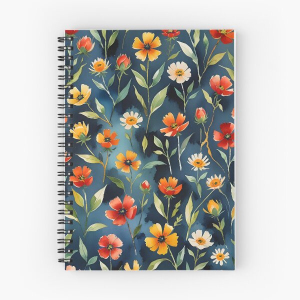 Item preview, Colorful Watercolor Wildflowers Pattern Wildflowers lovers designed and sold by Wiss2Arts.
