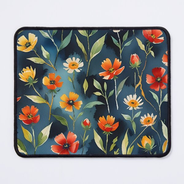Item preview, Colorful Watercolor Wildflowers Pattern Wildflowers lovers designed and sold by Wiss2Arts.