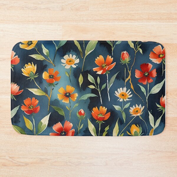 Item preview, Colorful Watercolor Wildflowers Pattern Wildflowers lovers designed and sold by Wiss2Arts.