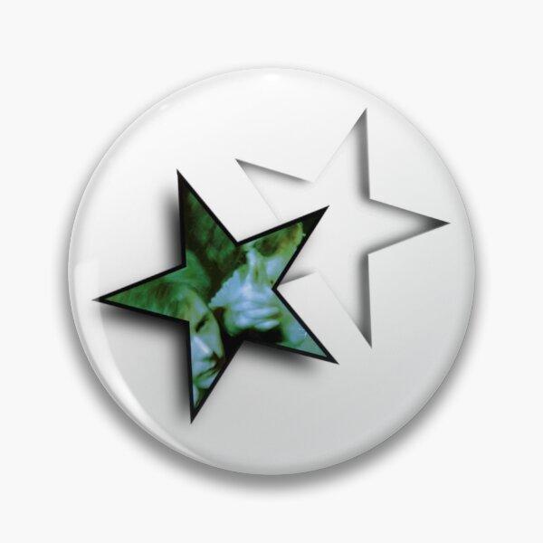 Item preview, The Jesus & Mary Chain "Falling Star" Pin Button designed and sold by moongazed.