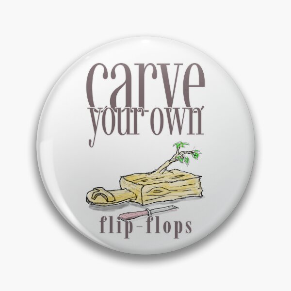 Item preview, Carve your own flip-flops designed and sold by zeleartist.