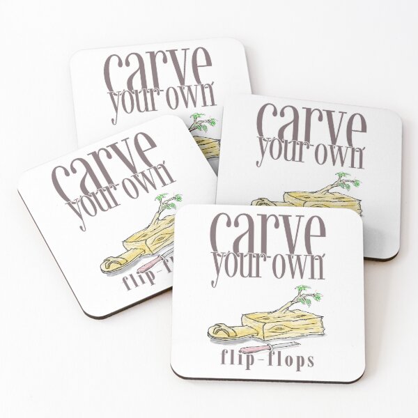 Item preview, Carve your own flip-flops designed and sold by zeleartist.