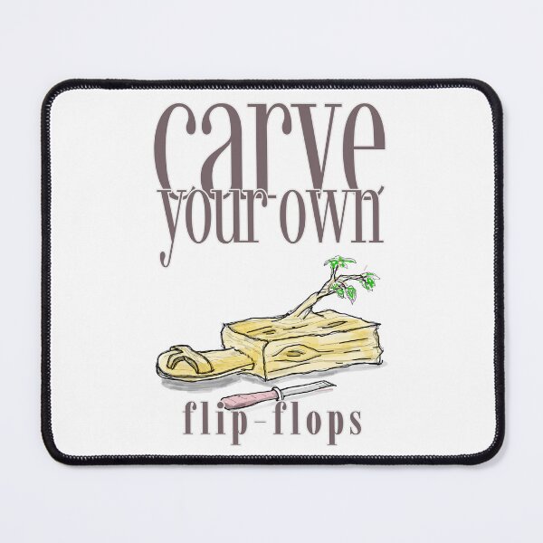 Item preview, Carve your own flip-flops designed and sold by zeleartist.