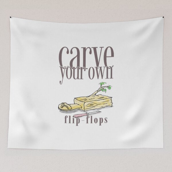 Item preview, Carve your own flip-flops designed and sold by zeleartist.
