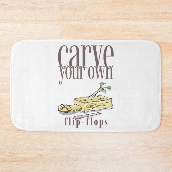 Item preview, Carve your own flip-flops designed and sold by zeleartist.
