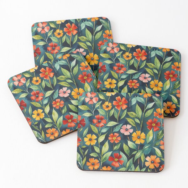 Item preview, Colorful Watercolor Wildflowers Pattern Wildflowers lovers designed and sold by Wiss2Arts.