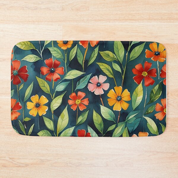 Item preview, Colorful Watercolor Wildflowers Pattern Wildflowers lovers designed and sold by Wiss2Arts.