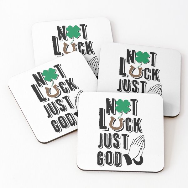 Item preview, Not Luck Just God, Christian Quotes designed and sold by MoriaStore.