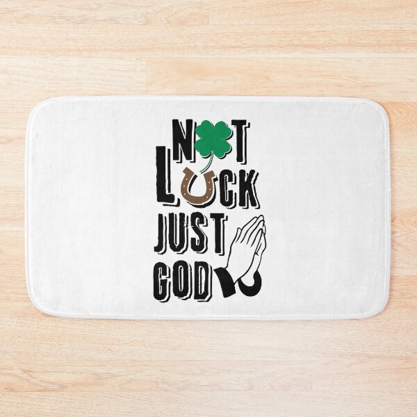 Item preview, Not Luck Just God, Christian Quotes designed and sold by MoriaStore.