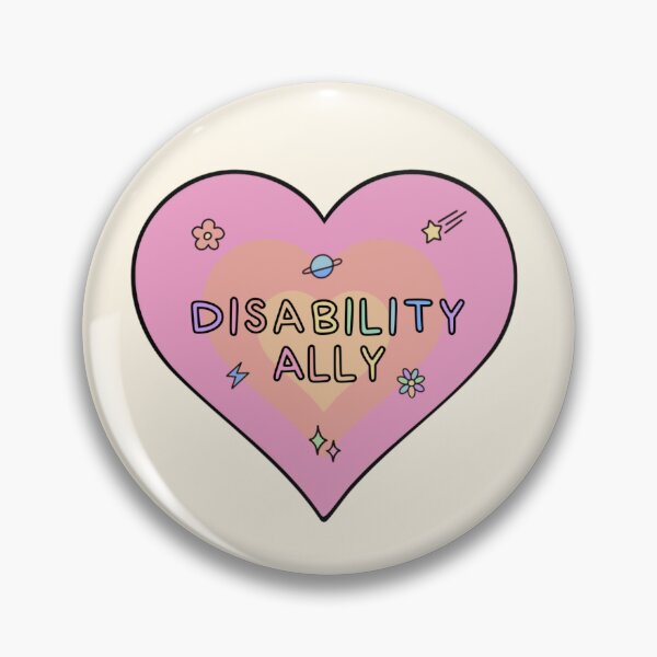 Item preview, disability ally designed and sold by lovelarni.