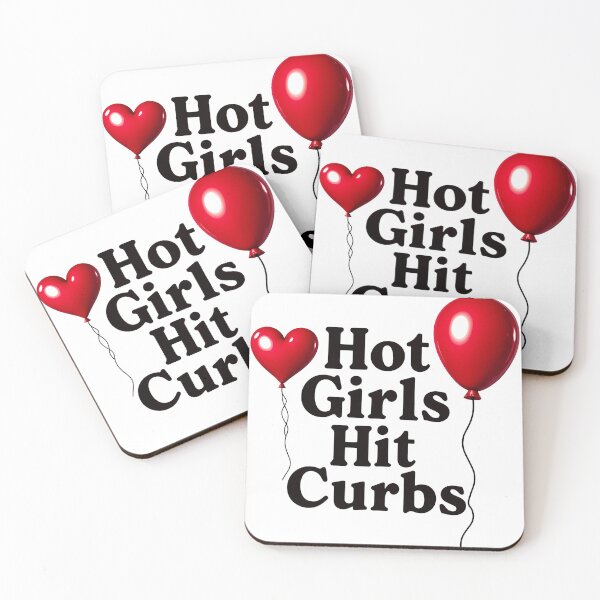 Item preview, Hot girls hit curbs red balloon  designed and sold by Brizvid.