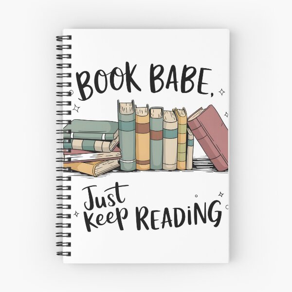 Item preview, Book babe keep reading journaling aesthetic designed and sold by ArtbySameer.