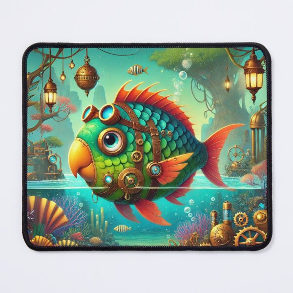 Item preview, Steampunk Parrotfish designed and sold by Sillytoe.