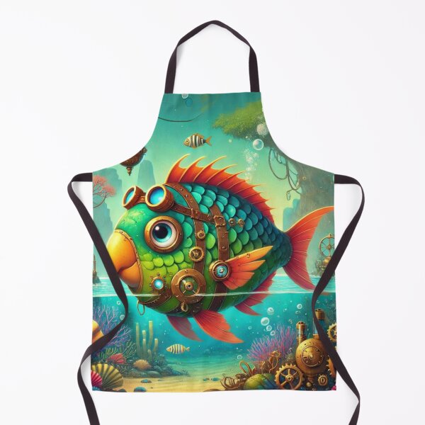 Item preview, Steampunk Parrotfish designed and sold by Sillytoe.