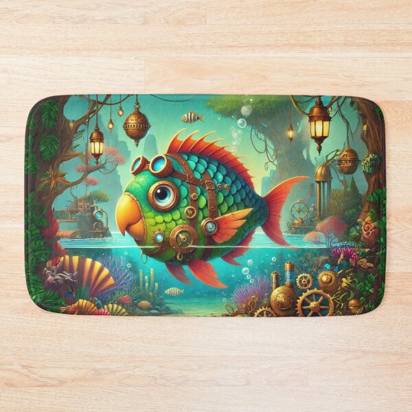 Item preview, Steampunk Parrotfish designed and sold by Sillytoe.