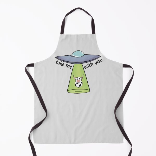 Item preview, UFO Alien Abduction Cow Take Me designed and sold by Skull Fern.