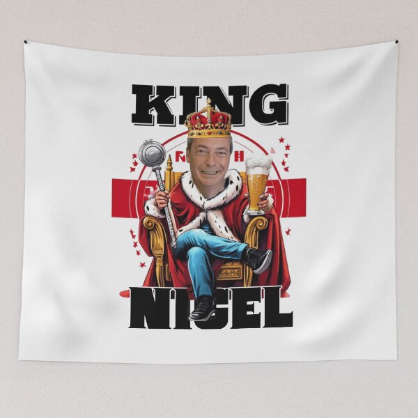 Item preview, King Nigel Farage designed and sold by Flirt-Teez.