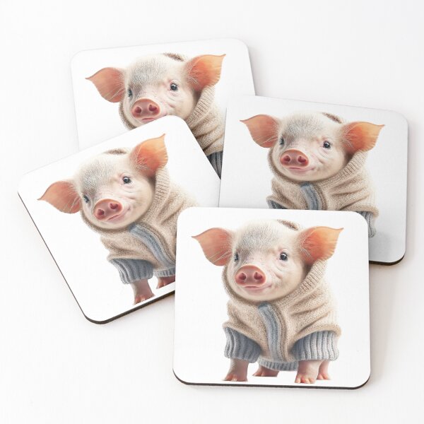 Item preview, Cozy Pig 2 - Transparent Background  designed and sold by Julia McMullen.