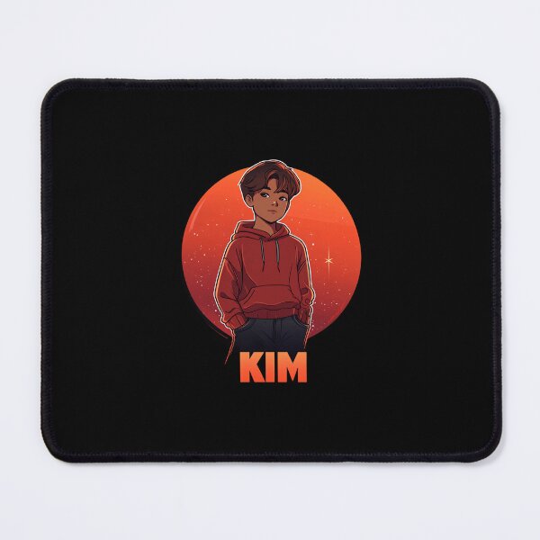 Item preview, My name is kim a red hoodie boy cartoon style  designed and sold by KimierArt.