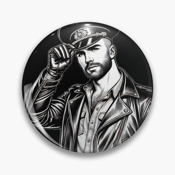 Artikelvorschau, Russian Daddy Gay Leder Militär Biker Freedomovich Kollektiv Russischer Gay Pride Grafikdesign entworfen und verkauft von ItsAKinkThing.