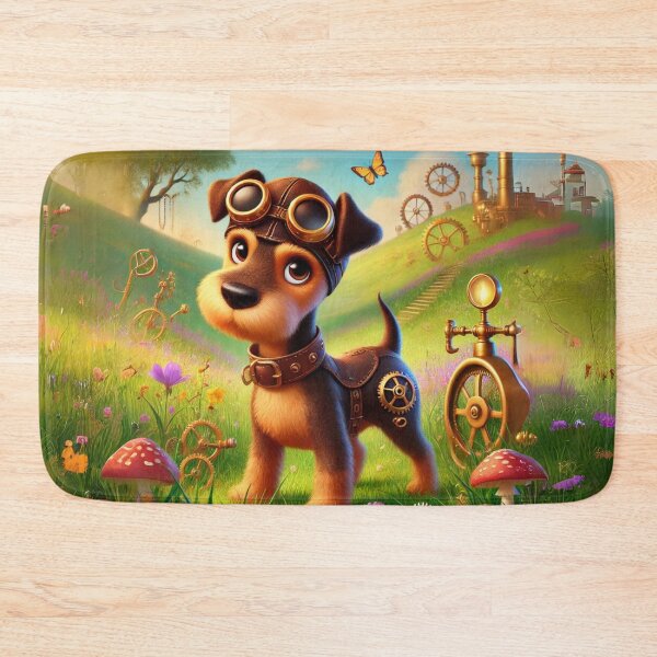 Item preview, Steampunk Patterdale Terrier designed and sold by Sillytoe.