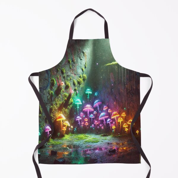 Item preview, AI generated radioactive mushrooms, dystopian fantasy designed and sold by AI-this-is-AI.