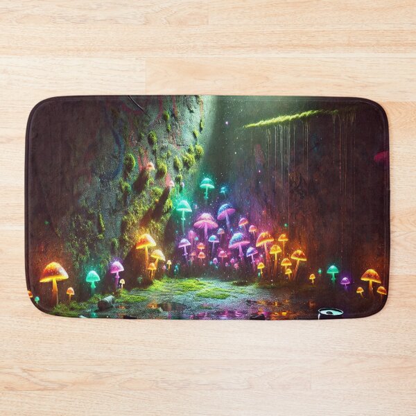 Item preview, AI generated radioactive mushrooms, dystopian fantasy designed and sold by AI-this-is-AI.