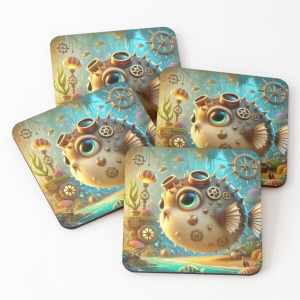 Item preview, Steampunk Pea Puffer designed and sold by Sillytoe.