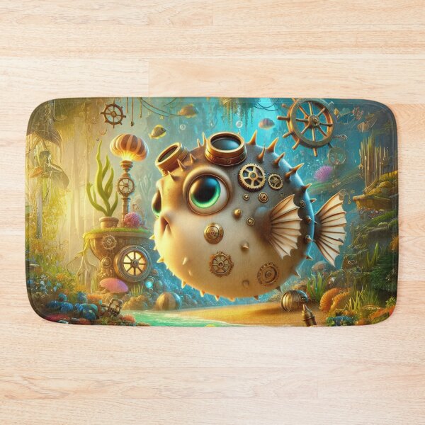 Item preview, Steampunk Pea Puffer designed and sold by Sillytoe.