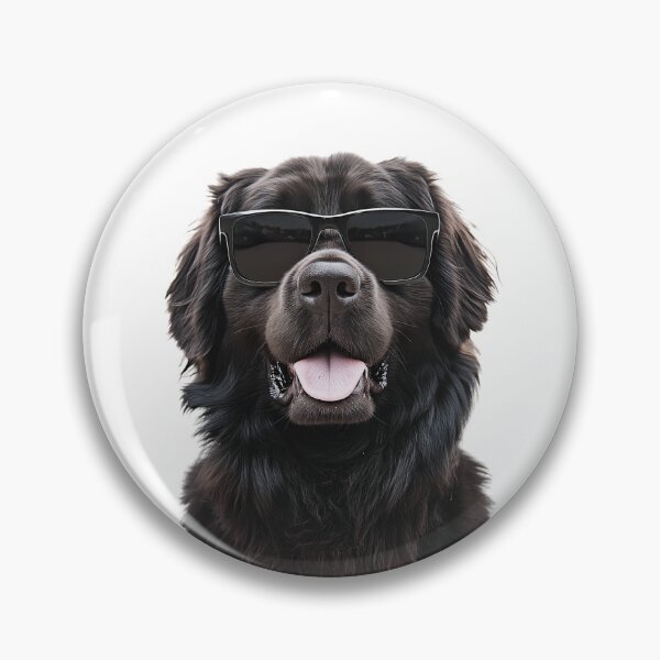 Item preview, Funny cool Newfoundland Dog wearing sunglasses designed and sold by LazyOwlStore.