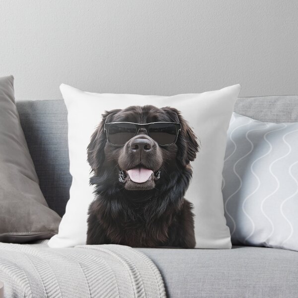 Item preview, Funny cool Newfoundland Dog wearing sunglasses designed and sold by LazyOwlStore.