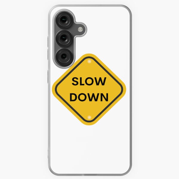 Item preview, Road Sign "Slow Down" designed and sold by hedgehogsdilemma.shop.