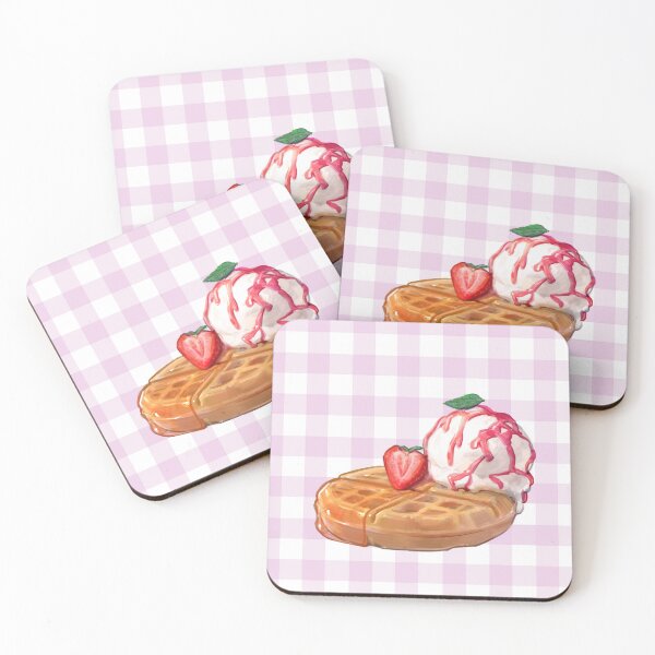 Item preview, Cute Waffle Dessert Design designed and sold by TokyoKween.