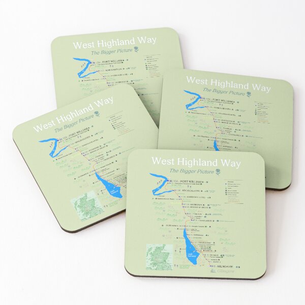 Item preview, West Highland Way Map designed and sold by Inspiring Maps.