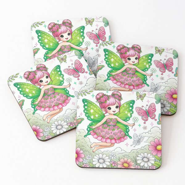Item preview, Forest Fairies Of GreenLand With Butterflies designed and sold by Oonward2021.