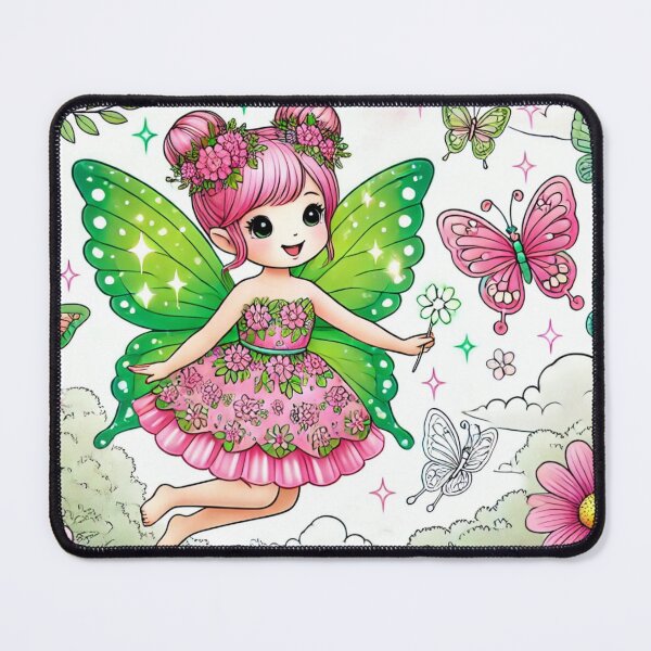 Item preview, Forest Fairies Of GreenLand With Butterflies designed and sold by Dream Bloom Gallery.