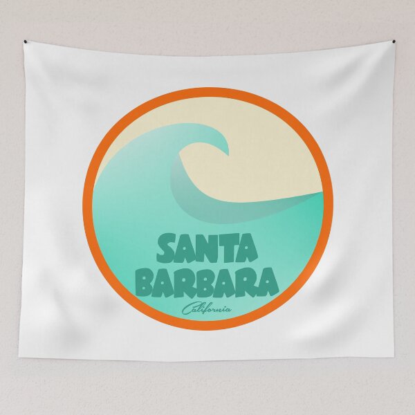 Item preview, Santa Barbara California Retro designed and sold by bivenart.