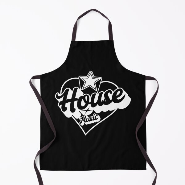 Item preview, HOUSE MUSIC  - Heart Star Vibez (White)  designed and sold by Discothreadz.