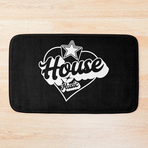 Item preview, HOUSE MUSIC  - Heart Star Vibez (White)  designed and sold by Discothreadz.