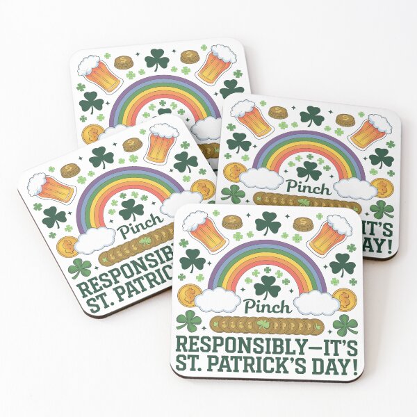 Item preview, Pinch Responsibly - It's St. Patrick's Day - St Patricks Day Design designed and sold by Peter Stawicki.