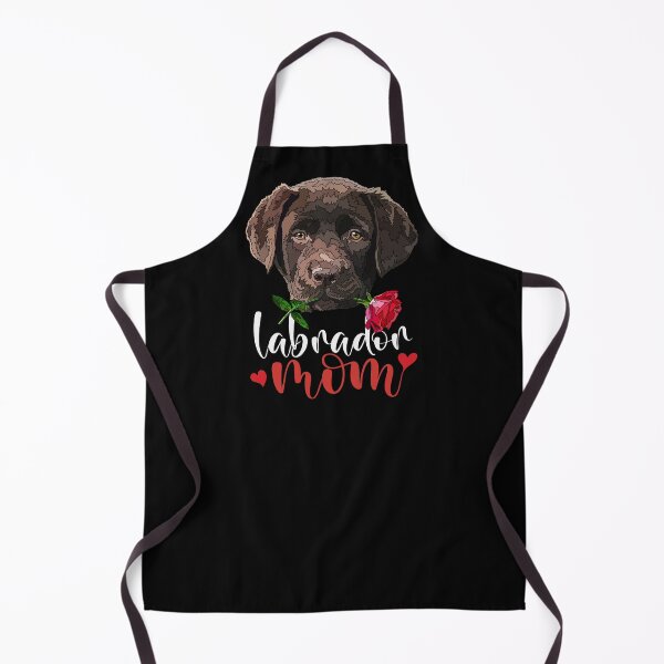 Artikelvorschau, Schokoladenbrauner Labrador-Welpe mit Rose für Mama entworfen und verkauft von Just-Arts-4U.