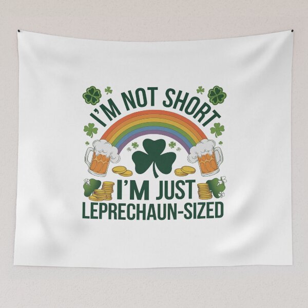 Item preview, I'm Not Short I'm Just Leprechaun-Sized - St Patricks Day Design designed and sold by Peter Stawicki.