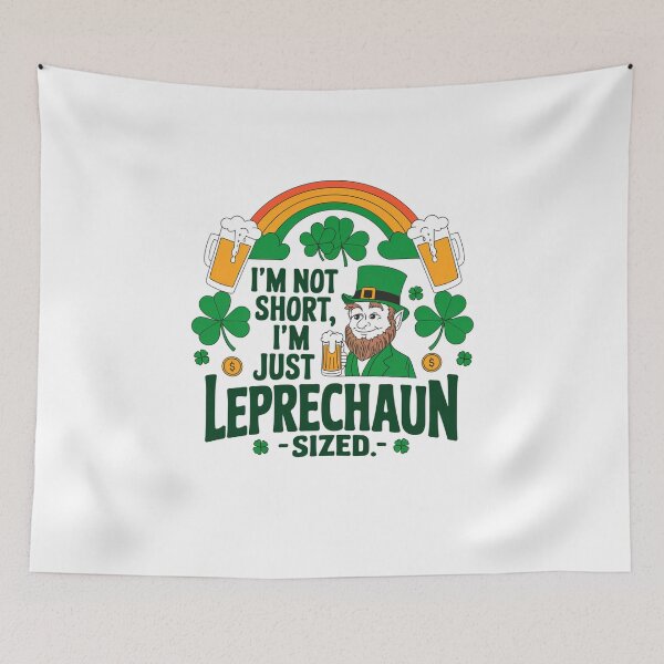 Item preview, I'm Not Short I'm Just Leprechaun-Sized - St Patricks Day Design designed and sold by Peter Stawicki.