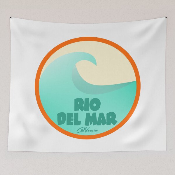 Item preview, Rio Del Mar California Retro designed and sold by bivenart.