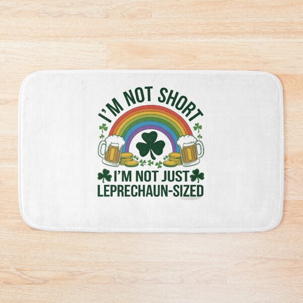 Item preview, I'm Not Short I'm Just Leprechaun-Sized - Shamrock St Patricks Day Design designed and sold by Peter Stawicki.