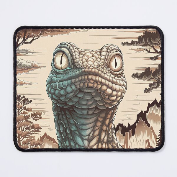 Item preview, Lizard Nature Painting Whimsical Wild Life Abstract Vintage Zentangle Art designed and sold by Witty Shirts.