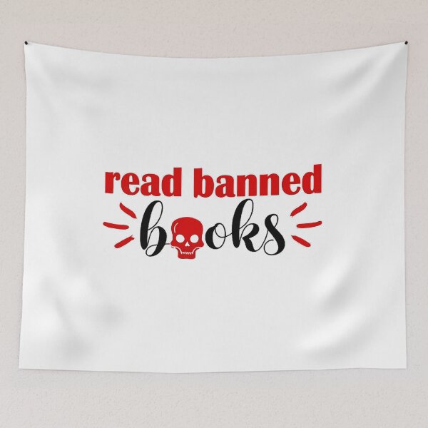 Item preview, Read Banned Books Bookish Gothic Motivational designed and sold by ArtadoraDesignz.