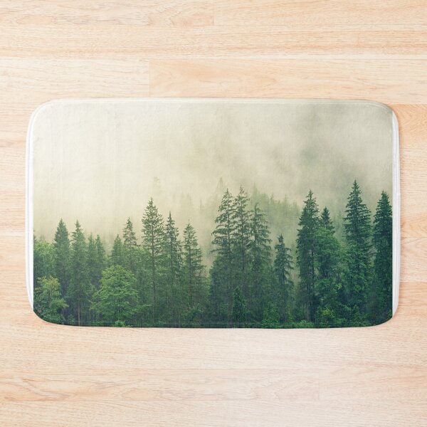 Item preview, Foggy Forest Landscape Print  designed and sold by Julia McMullen.