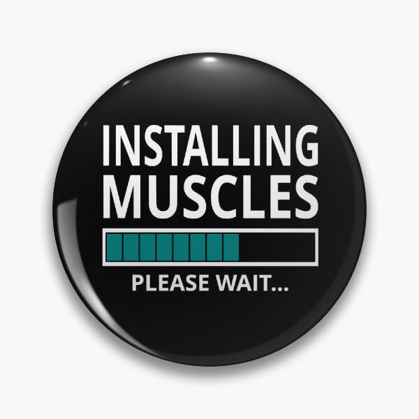 Item preview, Installing Muscles Please Wait designed and sold by coolfuntees.