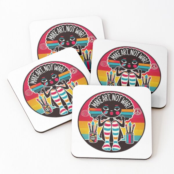 Item preview, Make ART, NOT WAR! Cutie designed and sold by Shs-Kenya.